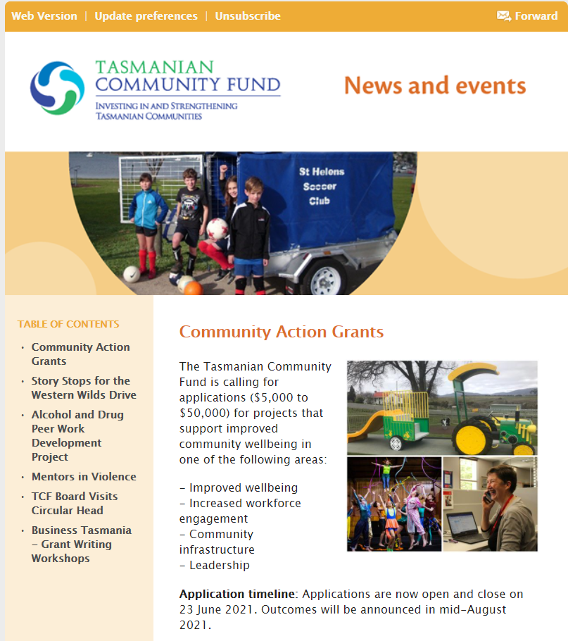 Picture of our Newsletter